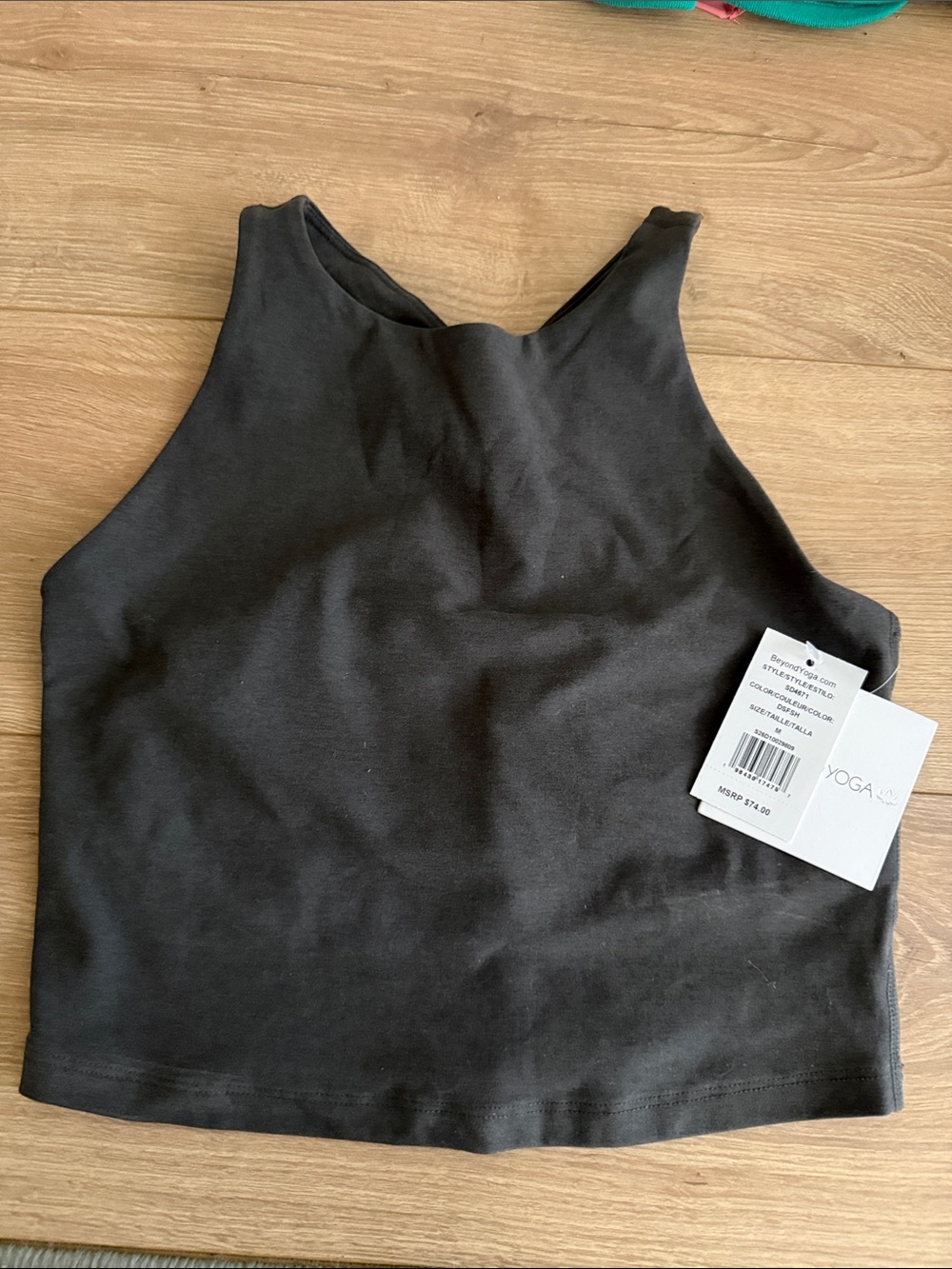 Black Women's High Neck Crop Tank Top
